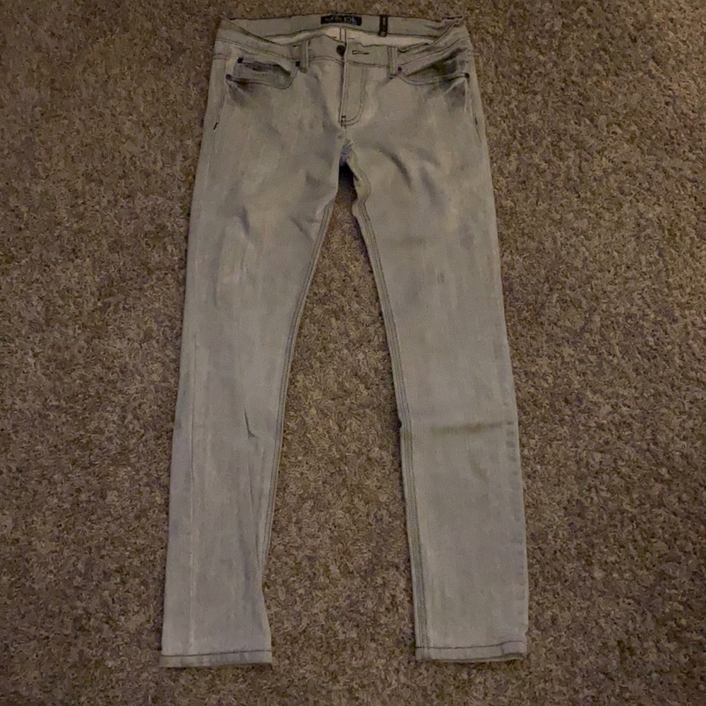 RUDE Grey Skinny Jeans